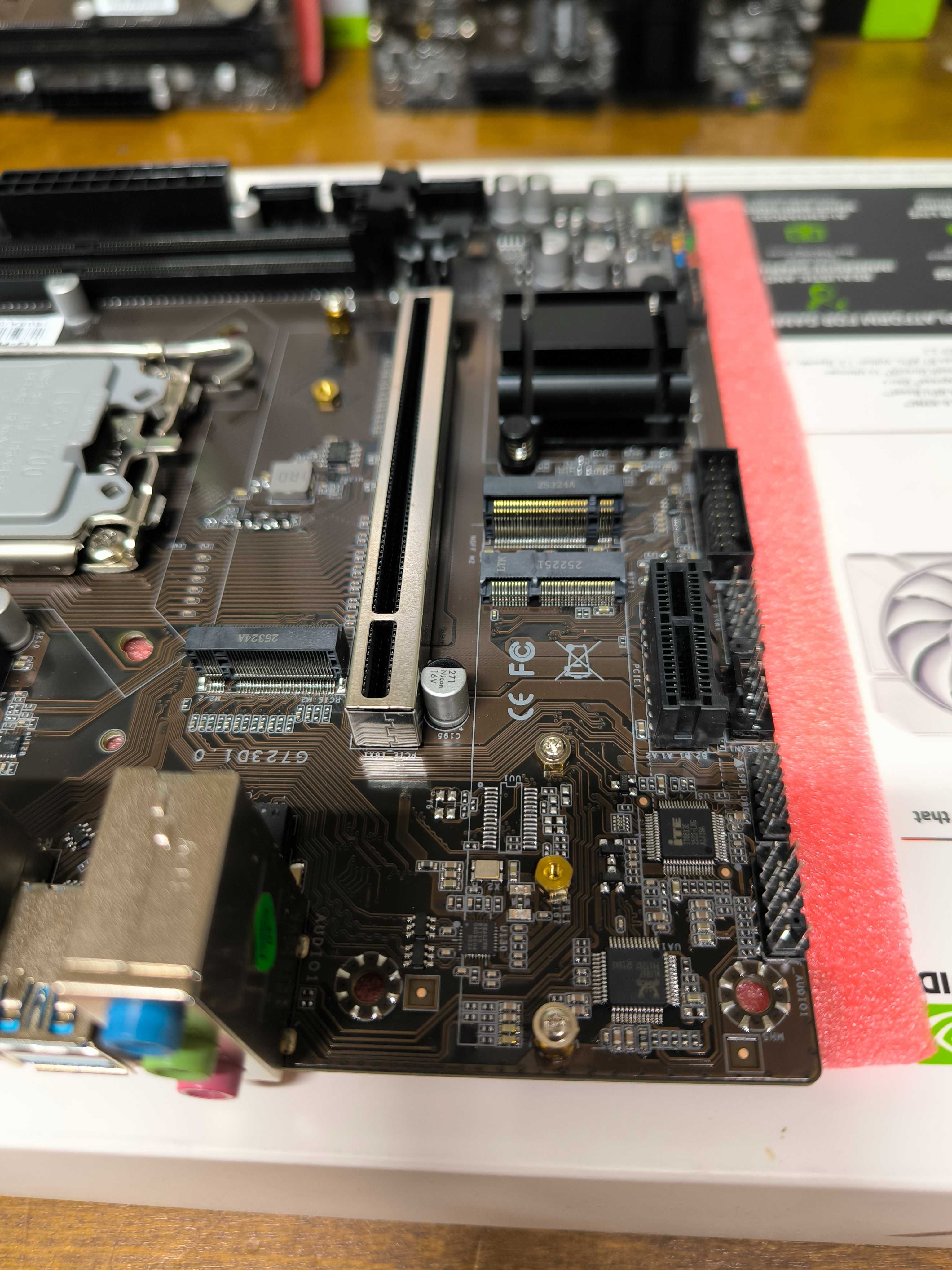 Jingsha H610M-4D4 Intel H610, LGA1700, M.2 Nvme, ОЗУ 2xDDR4 MAX 64Гб.