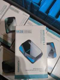 Casti Wireless Bluetooth M28 Noi // Stoc mare