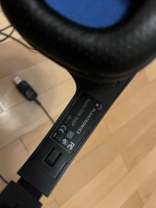 Casti Plantronics audio 655 DSP cu microfon