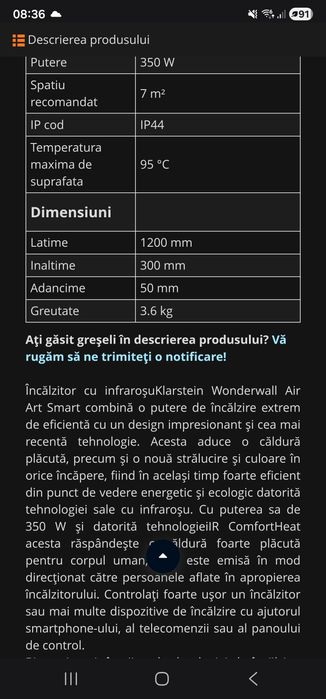 Panou Incalzire ( Tablou) radiator