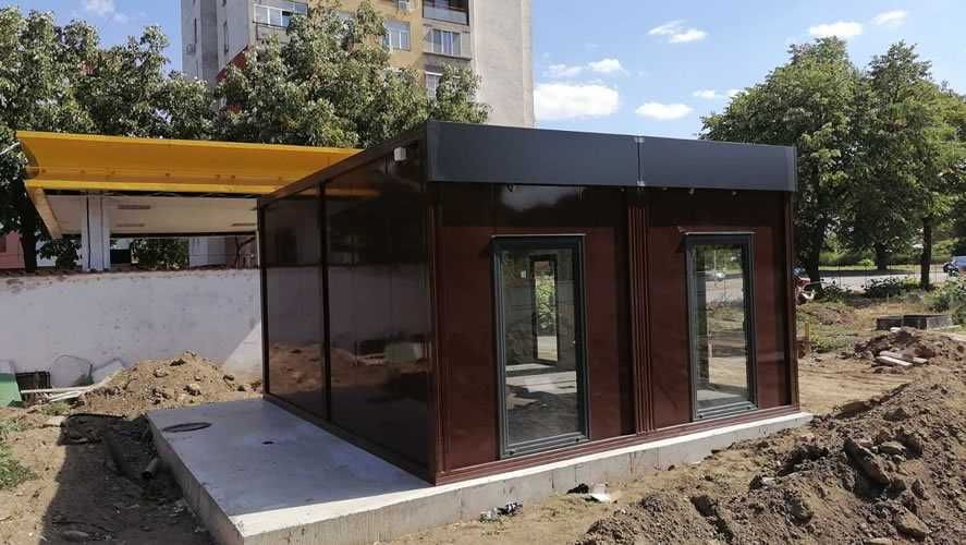 Casa modulara, garaje auto si containere din panou sandwich de vanzare