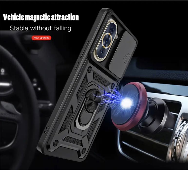 Husa hybrid Armor cu inel pt Huawei Nova 10 / Huawei Nova Pro