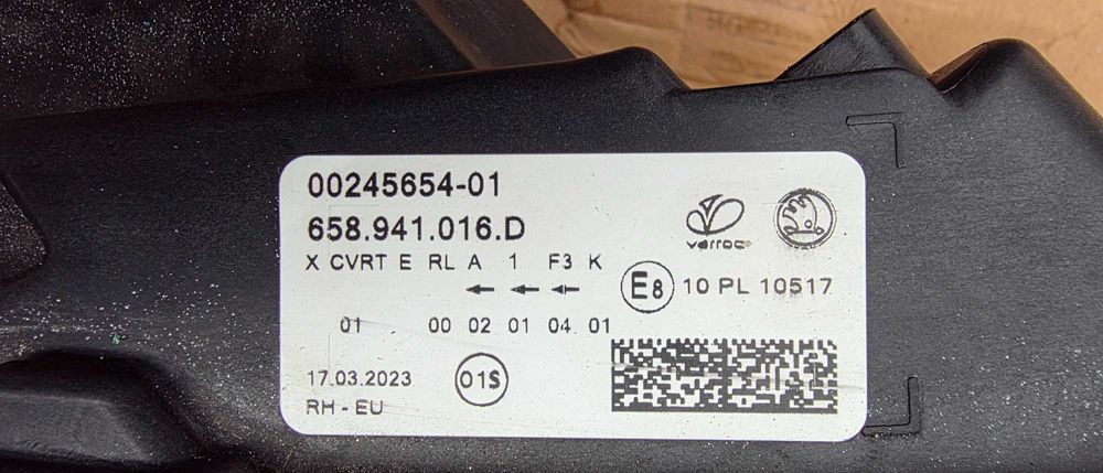 Far dreapta Full LED Skoda Kamiq 2019 2020 / 2021 2022