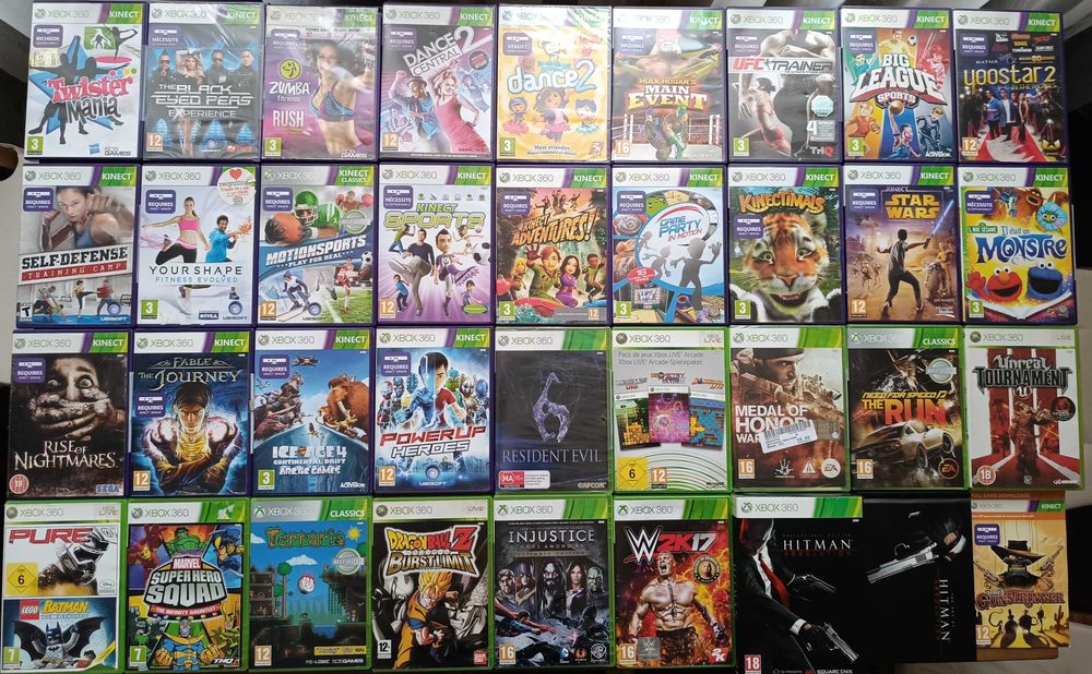 Pachet jocuri Kinect Xbox 360 si Xbox 360