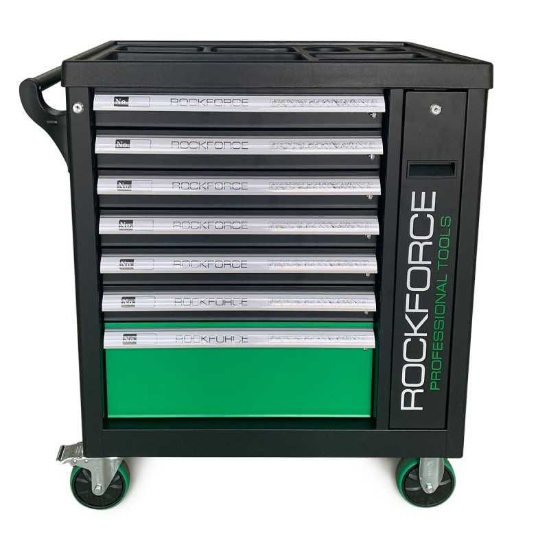 Шкаф с инструменти с 7 чекмеджета – 5 пълни RockForce