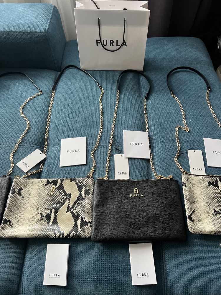 Furla Crossbody в два цвята.С етикети,care instuctions,подаръчен плик