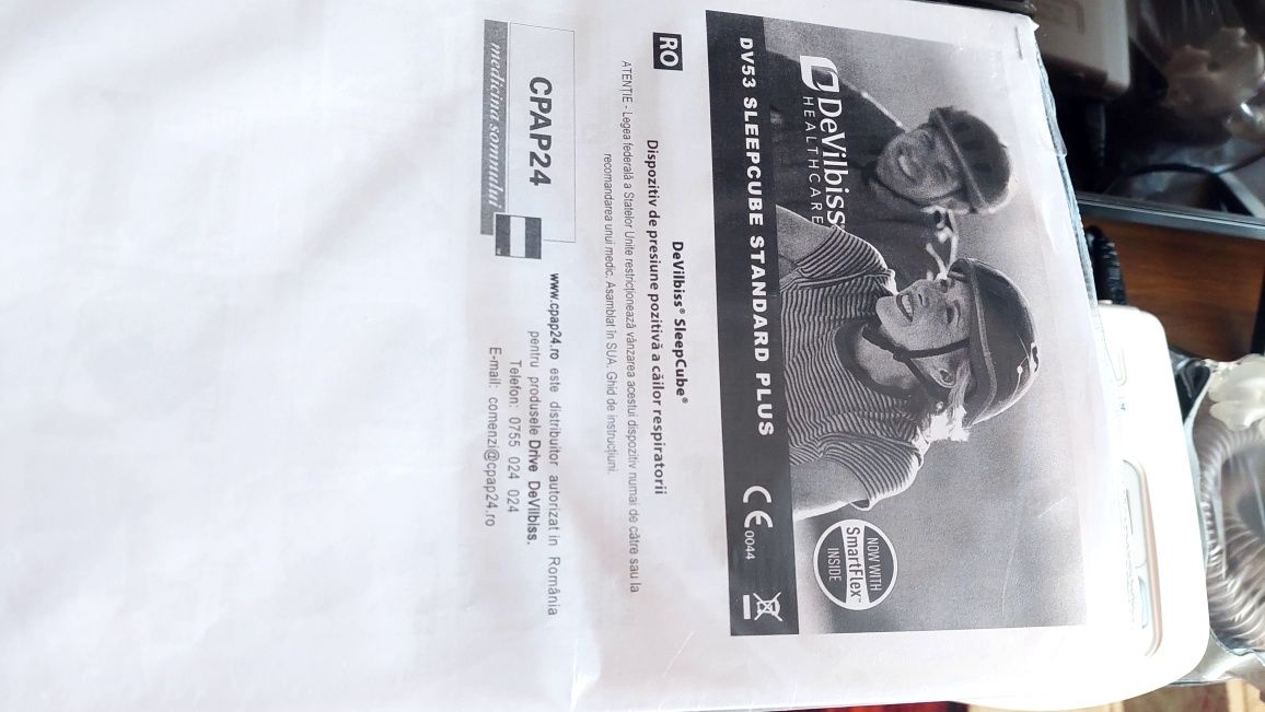 Vând aparat CPAP Devilbiss Slepcube Standard Plus,Fabricație SUA.