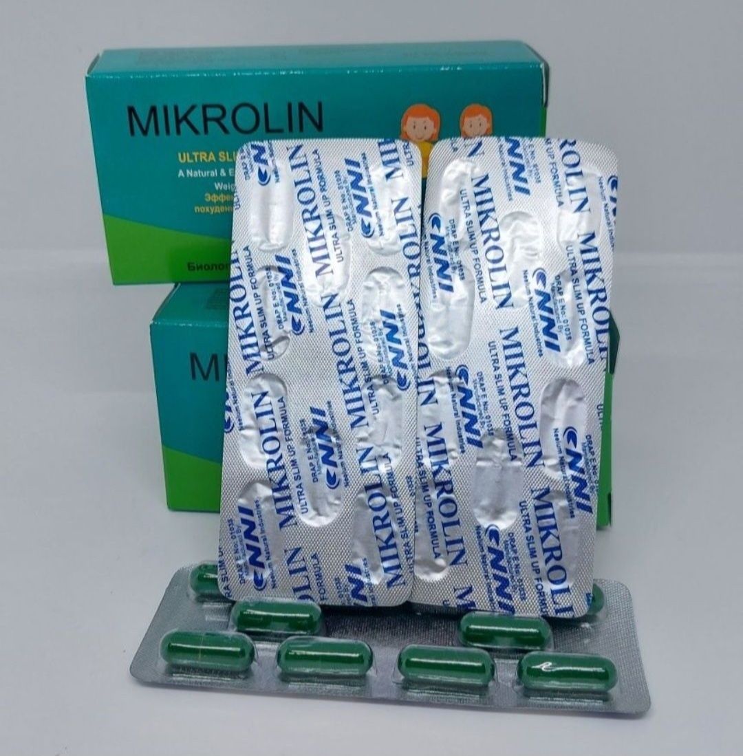 Mikrolin/30 капсул/эффективное/похудение/детокс