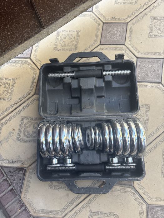 Гантель 30 кг почти новый