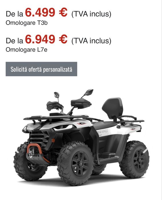 Segway At5 L 600 km cu servo