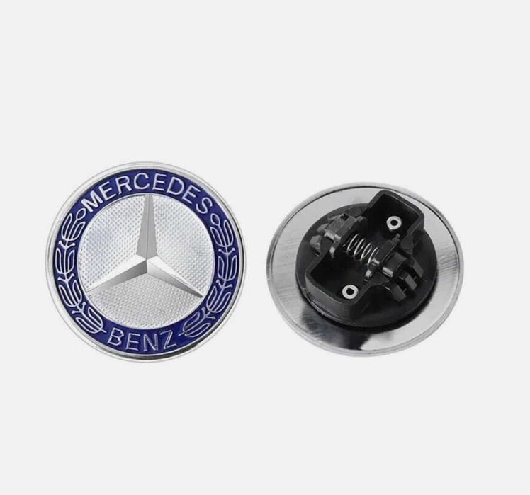 Emblemă capotă logo albastru 57mm Mercedes-benz w204 w212 w205 w177