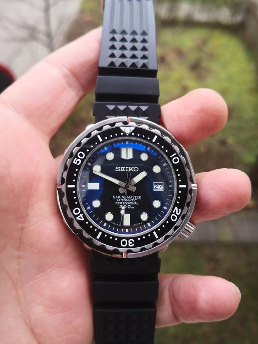 Ceas automatic Seiko Mod Tuna MarineMaster 300 MM300 curea cauciuc