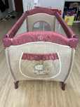 Patut pliabil 120x60 cm Bebe Royal Sweet Winter Red
