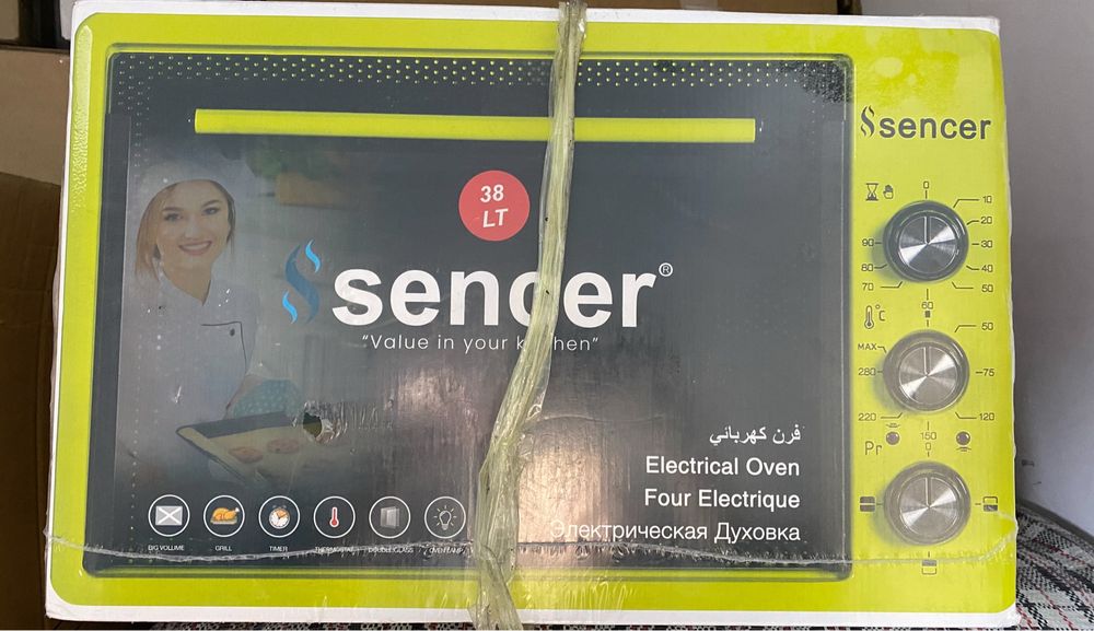Новая электрическая духовка Sence 38 L — не использовалась