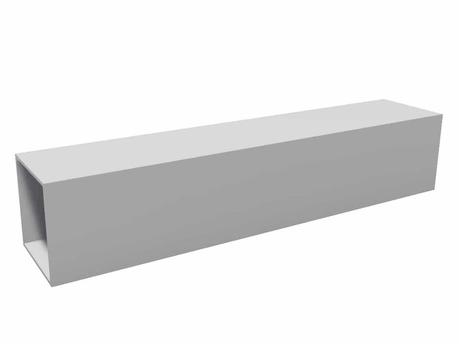 Gard aluminiu scandura aluminiu alb