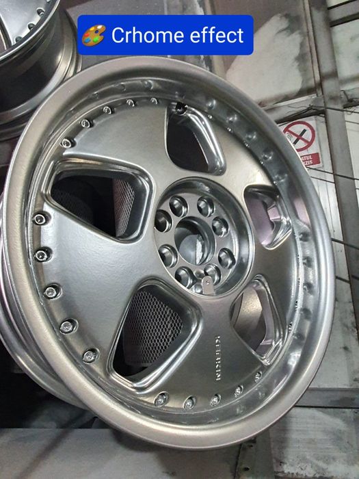 Vopsit jante electrostatic