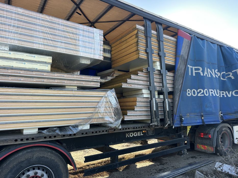 Panou sandwich grosime 100mm pana la 150mm