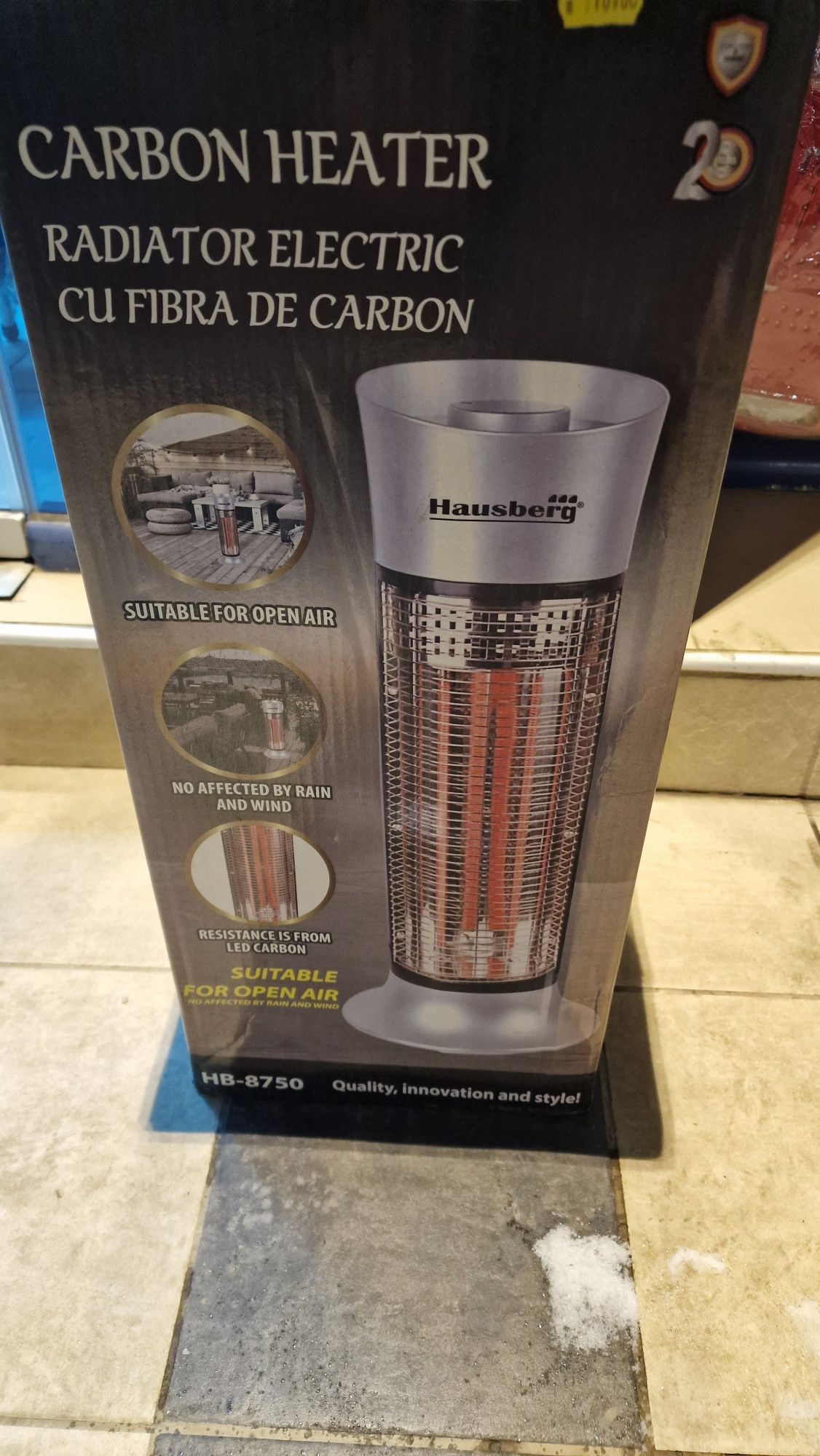Кварцова печка Hausberg HB 8750,