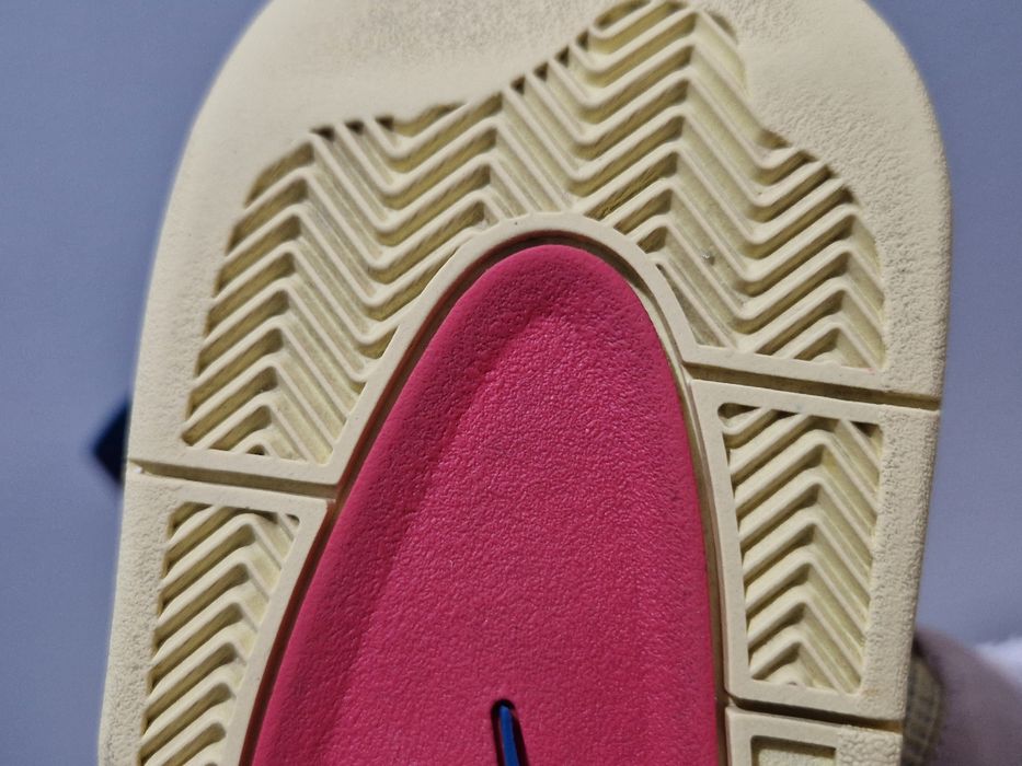 NIKE JORDAN 4 RETRO X UNION LA GUAVA ICE, 47.5 номер, обувани 1 път, к