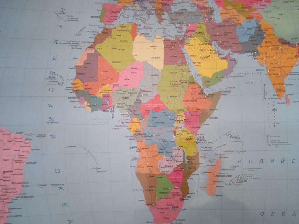 Карта мира географическая