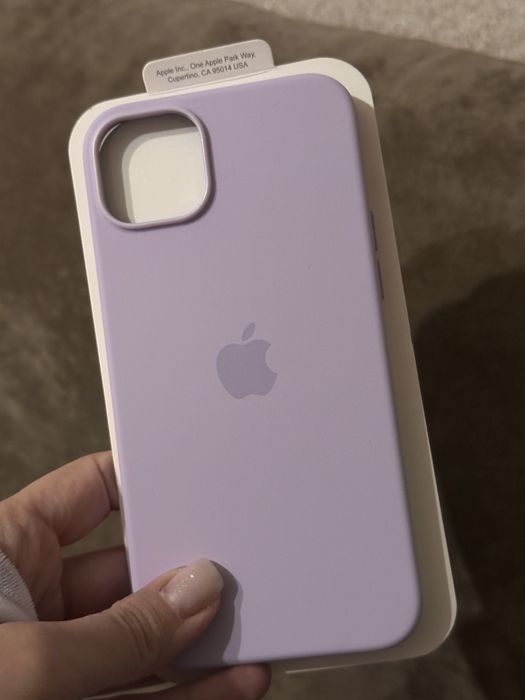 Чехол Apple для Iphone 14 Plus Silicone Case with MagSafe Liliac