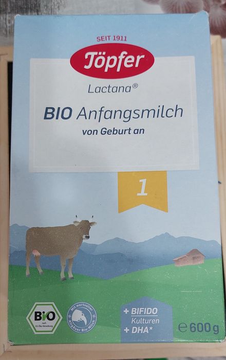 Lactana Bio 1 Сухо мляко за кърмачета 0M+ 600гр
