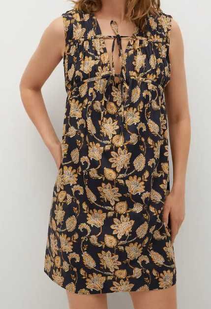 Rochie noua Mango, 100% bumbac, nepurtata