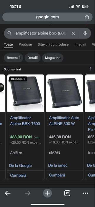 Amplficator NOU alpine bbx t600