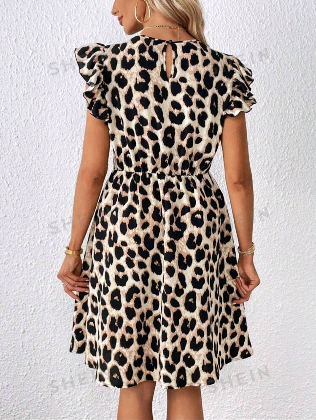 Rochie cu imprimeu animal print noua!