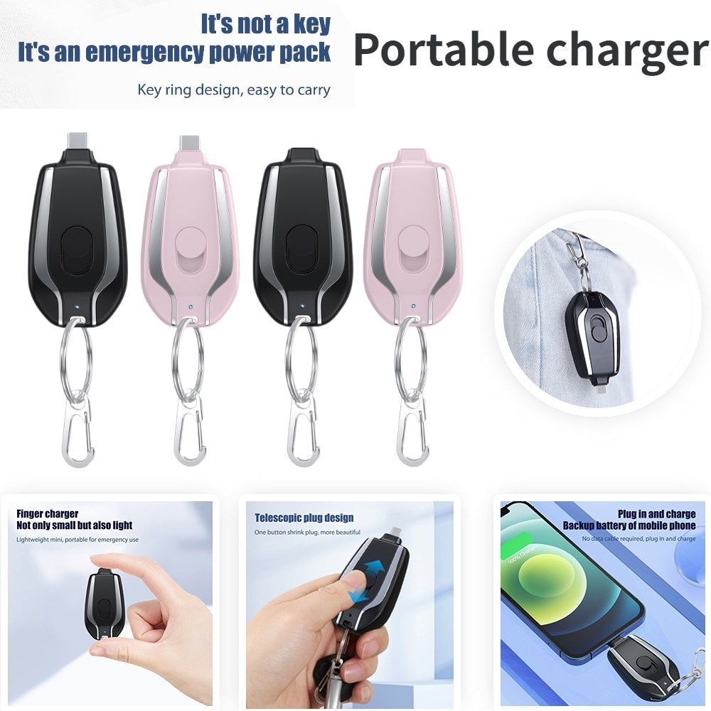 Telefon zaryadlovchi mini Powerbank Telefon uchun zaryadlovchi qurulm