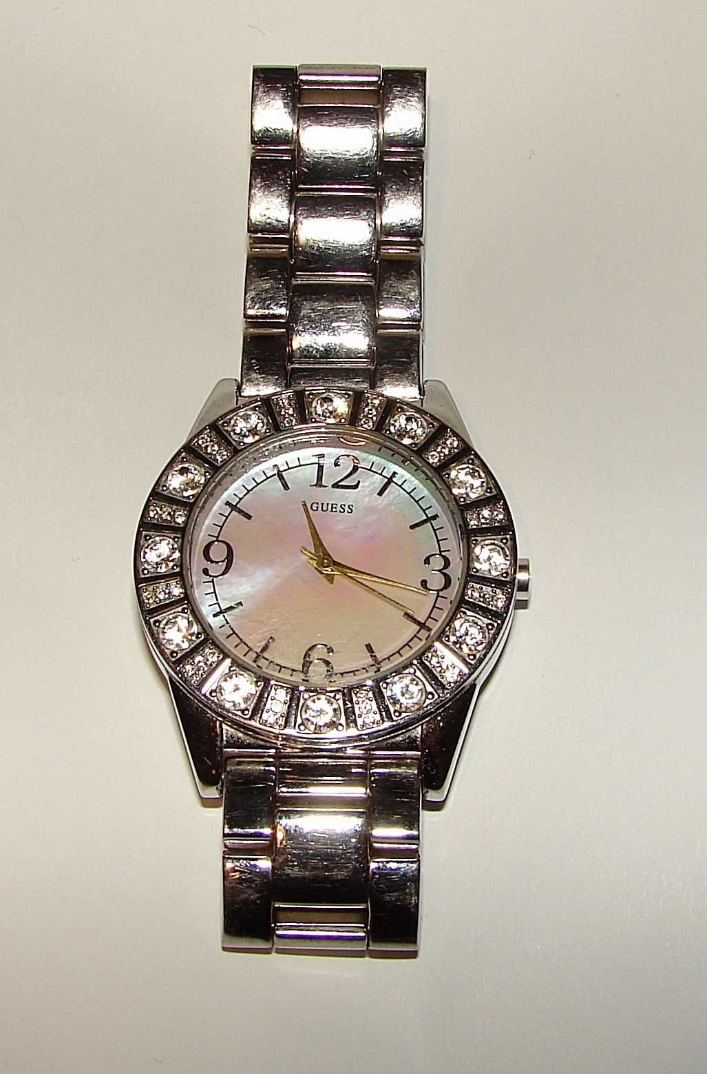 Ceas dama GUESS cu cristale Swarovski, Model G86060L, Diametru 36mm