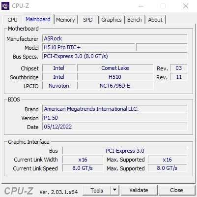 Asrock H510 Pro BTC+ дъно за майнинг