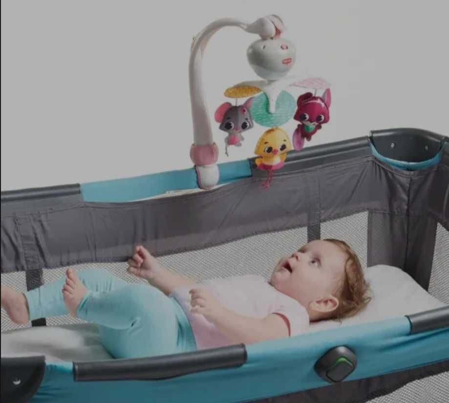 Музикална въртележка TINY LOVE Take-Along Mobile 3в1 розова