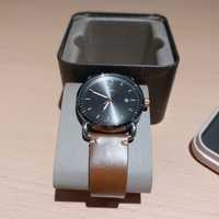 Fossil The Commuter Three-Hand Date Light Brown Leather