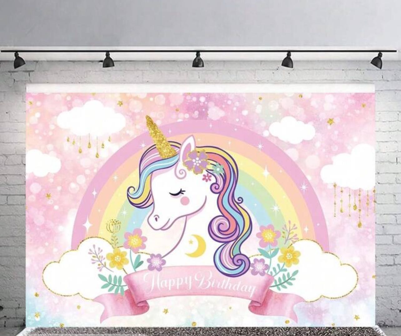 Плакат за рожден ден Еднорог/ Unicorn