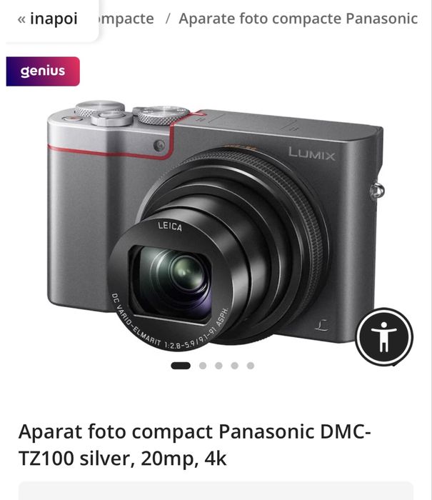 Panasonic TZ100, obiectiv Leica 25-250 f2.8