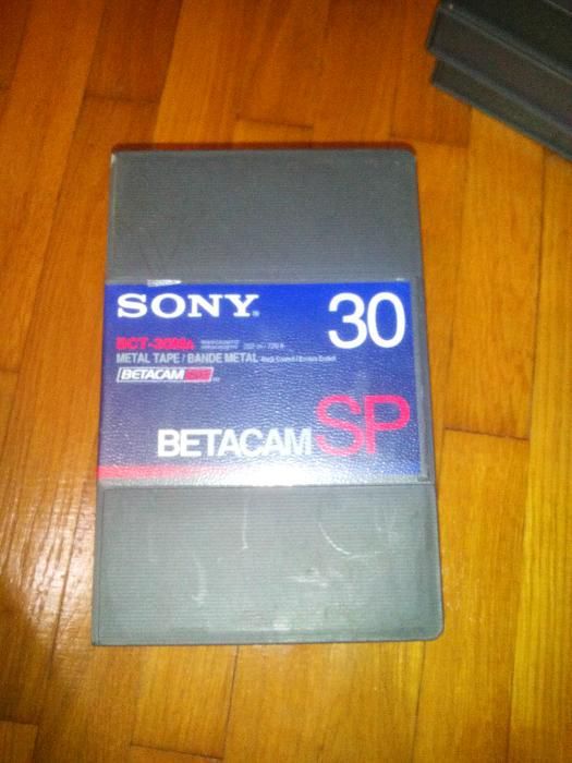 Caseta Betacam SP Sony BCT-30MA Metal Bande 30min.