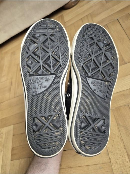 Adidași Converse Chuck Taylor Hi Leather Black - 37 (24 cm)