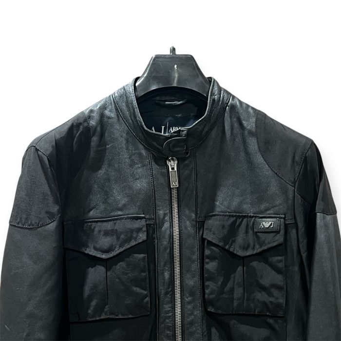 Emporio Armani мъжко кожено яке тип алкантара