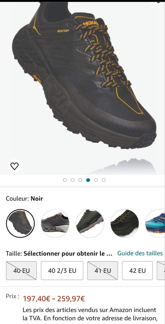 Маратонки HOKA SPEEDGOAT 4 GORE-TEX. Номер 43