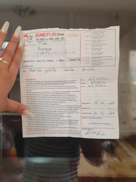 Vând rochie mireasa din Turcia