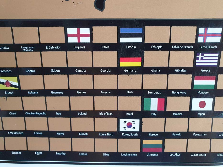 Harta razuibila | Harta lumii cu steagurile lumii | Colectionari