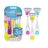 Одноразовые женские бритвы Gillette Venus Tropical, количество 3+1, со