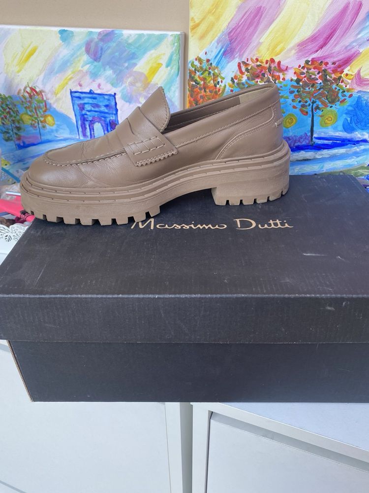 Кожени Лоуфъри Massimo Dutti