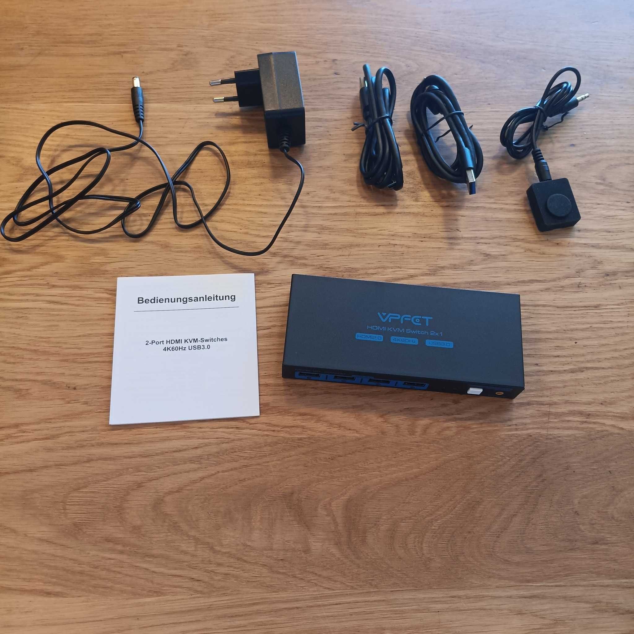 НОВ! HDMI KVM превключвател за 2 компютъра към 1 монитор