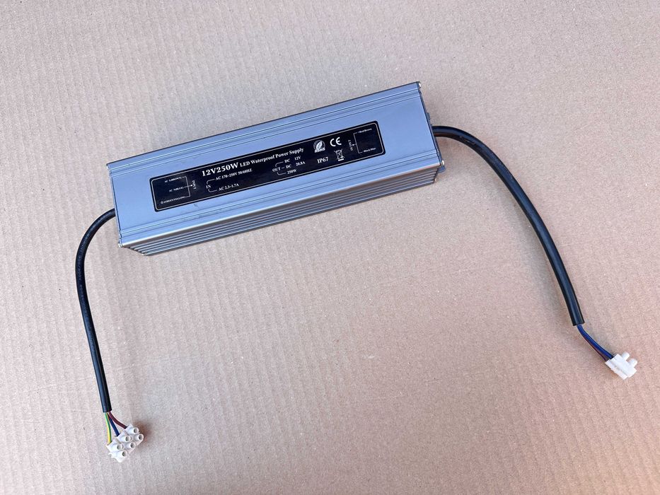 Sursa alimentare alimentator LED 12V DC 20,8A 250W rezistenta la apa