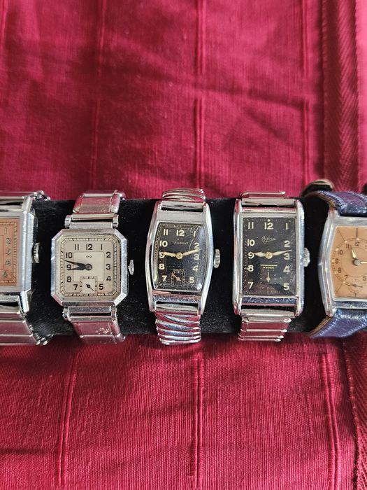 Колекция от 10  ръчни часовници арт деко 1940г.
