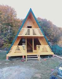 Construim cabane de lemn tip A