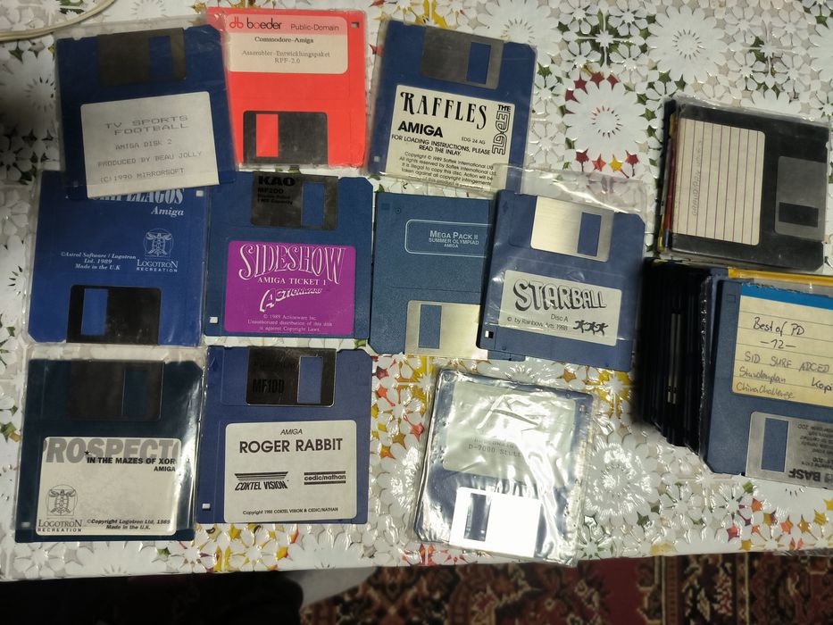 dischete floppy pentru Amiga