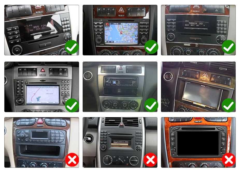 Navigatie Mercedes W203 W209 C Class CLK Android Garantie 4GB CARPLAY